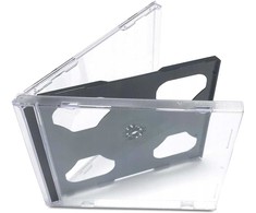 Platinet PUDEŁKO JEWEL CASE 2 CD Juodas 45219