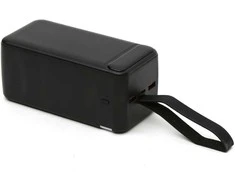 Išorinė baterija POWER BANK Platinet 50000mAh (1xUSB; 1xType-C; QC3.0 20W) juoda
