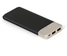 Platinet maitinimo blokas Odinis 11000mAh 2.1A 2xUSB Li-Po, juodas (43793)