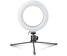 Platinet žiedinis šviestuvas PMRL6 Vlog LED Desktop 6"