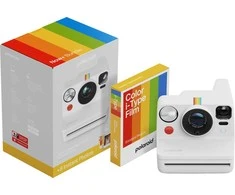 Polaroid – „Now+ Gen 3 Baltas“ – rinkinys su spalvota juosta (8 nuotraukos)