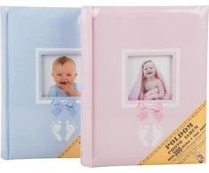 Nuotraukų rėmelis Poldom albumas BB 10x15/300M-2UP Baby Mix