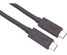 Kabelis USB PremiumCord USB-C - USB-C 0.5 m Juodas (ku4cx05bk)