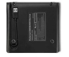 Pelė „Qoltec“ išorinis DVD/CD įrašymo įrenginys, USB 3.0, juodas