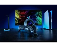 Razer belaidės ausinės BlackShark V3 Pro PlayStation, juodas