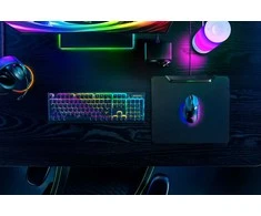 Kilimėlis „Razer HyperFlux V2“ belaidžio įkrovimo sistemos kietasis leidimas su pelės kilimėliu
