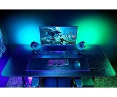 Kompiuterio kolonėlės Razer | Žaidimų garsiakalbiai su laidiniu žemųjų dažnių garsiakalbiu | Nommo V2 - 2.1 | Bluetooth | Juodas