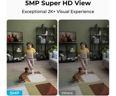 Reolink | Smart Wi-Fi PT Indoor Security Camera | E331 | PTZ | 5 MP | F4mm/F1.6 | H.264 | Micro SD, Max. 512 GB