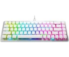 ROCCAT Vulcan II Mini RGB balta mechaninė klaviatūra (US, Raudona switch)