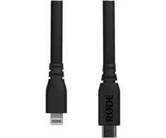 Rode laidas SC19 USB-C - Lightning, juodas