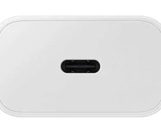 Samsung power adapter USB-C 25W, baltas