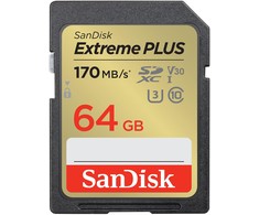 Sandisk atminties kortelė SDXC 64GB Extreme Plus