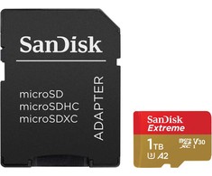 Sandisk atminties kortelė Micro SDXC 1TB Extreme + adapteris