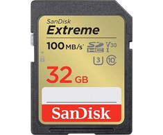 Sandisk memory card SDHC 32GB Extreme