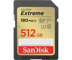 Sandisk atminties kortelė SDXC 512GB Extreme