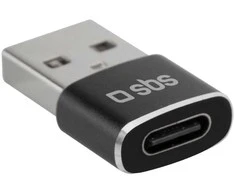USB adapteris SBS Mobile USB-C - USB Juodas (JAB-7206189)