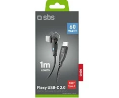 SBS laidas USB-C - USB-C Flexy 60W 1m