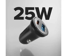 Kilimėlis SBS car charger USB-C 25W PD + USB-A 18W