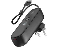 SBS power bank PD20 5000mAh, juodas