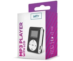 Ausinės „Setty“ MP3 grotuvas 32 GB su metaliniu spaustuku