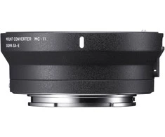 Objektyvas Stanley Sigma | Sumontuokite keitiklį MC-11 | Sony E-mount, skirtas Canon tvirtinimo objektyvams