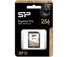 Silicon Power atminties kortelė SDXC 256GB Superior Pro UHS-II