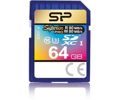 Silicon Power atminties kortelė SDXC 64GB Superior UHS-I U3