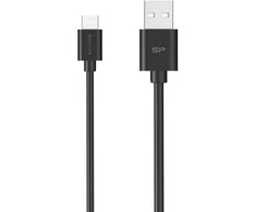 Silicon Power USB A iki Micro USB-B kabelis LK10AB Juodas