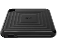 Silicon Power Išorinis kietasis diskas SSD 1TB PC60 USB-C, juodas