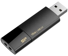 „Silicon Power“ atmintinė 16 GB Blaze B05 USB 3.0, juoda