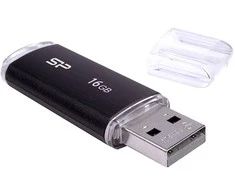 Silicon Power | Ultima U02 | 16 GB | USB 2.0 | Juodas