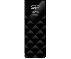 „Silicon Power“ atmintinė 32 GB Blaze B03 USB 3.2, juoda