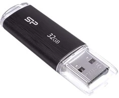 Silicon Power | Ultima U02 | 32 GB | USB 2.0 | Juodas