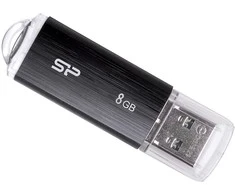 Silicon Power | Ultima U02 | 8 GB | USB 2.0 | Juodas
