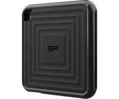 SILICON POWER COMPUTER &amp; COMMUNICAT SILICON POWER Išorinis kietasis diskas SSD PC60 256GB USB-C 540/500 MB/s Juodas