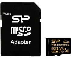 Silicon Power atminties kortelė Micro SDHC 32GB High Endurance + adapteris