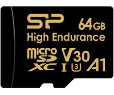 Atminties kortelė SILICON POWER Micro SDXC HIGH ENDURANCE 64GB V30 + ADAPTERIS