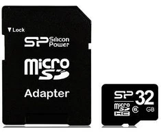 Atminties kortelė Silicon Power | 32 GB | Micro SDHC | Flash atminties klasė 10 | SD adapter