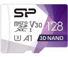Silicon Power atminties kortelė Micro SDXC 128GB Superior Pro V30 + adapteris