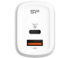 Silicon Power pakrovėjas USB-C/USB QM25 30W, baltas