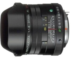 Objektyvas smc Pentax FA 31mm f/1.8 AL Limited, juoda