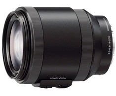 Sony SELP18200 fotoaparato objektyvas