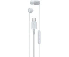 Sony Earbuds | IER‑EX15C | su laidu | į ausis įkišamos | Mikrofonas | Baltas