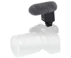 Sony | Kompaktiškas fotoaparato tvirtinimo skaitmeninis šautuvo mikrofonas | ECM-B10 | Trys paėmimo režimai: daugiakryptis, vienakryptis ir apskritas; Paprastas perjungimas; Skaitmeninis signalų apdorojimas; Labai efektyvus triukšmo mažinimo filtras; Skaitmeninis garso perdavimas