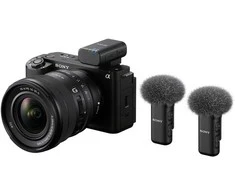 Sony wireless microphone ECM-W3 x2 + charging case
