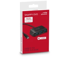 Speedlink USB šakotuvas Snappy Evo USB-C 4 prievadų (SL-140202)