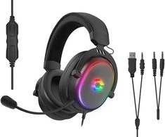 Speedlink ausinės Conux RGB, juodas (SL-860017-BK)