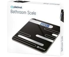 Svarstyklės Platinet bathroom scale PBS26B, juodas