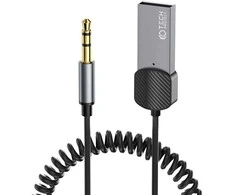 Adapteris Audio Bluetooth AUX Tech-Protect Ultraboost pilkos spalvos
