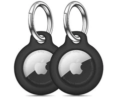 „Tech-Protect“ dėklas „Rough Apple AirTag“ 2 vnt., juodas